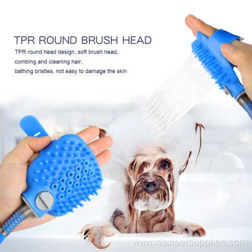 Pet Water Washing Brush Dog Sprayer Bath Brush